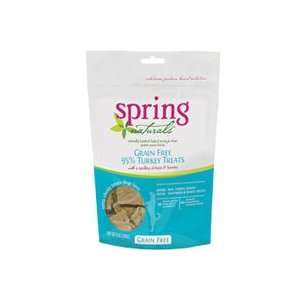    Spring Naturals Grain 95% Turkey Dog Treats 6 oz bag