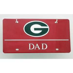  Georgia Bulldogs Dad License Plate Automotive