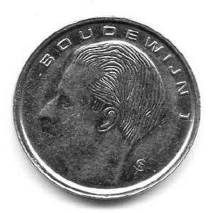 1989 Belgie Belgium 1 Franc 1 Coin Good L  