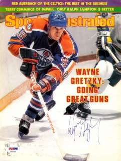 Wayne Gretzky Autographed Signed Sports Illustrated Cover PSA/DNA 