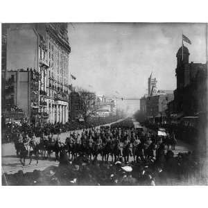  Inaugural parade,15th Street,President Theodore Roosevelt 
