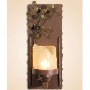 Aspen Leaves Wall Lamp Candle