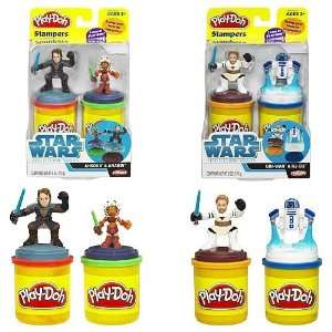 Star Wars Galactic Heroes Play Doh Sets Wave 1 Set Toys & Games