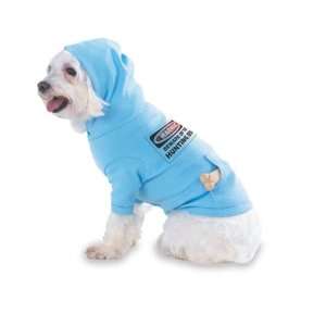   DOG Hooded (Hoody) T Shirt with pocket for your Dog or Cat MEDIUM Lt