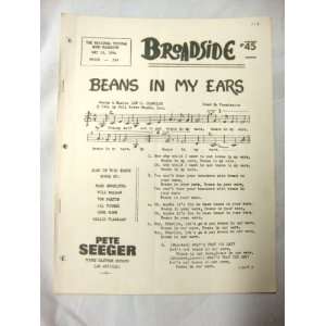   15, 1964 Pete Seeger Tours Eastern Europe Broadside Magazine Books