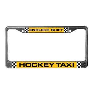  Hockey Taxi Sports License Plate Frame by CafePress 