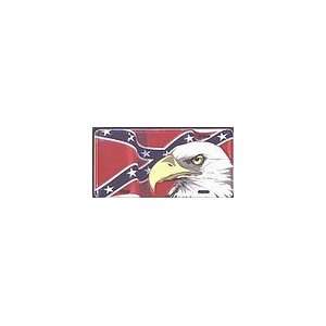  Confederate Bald Eagle Flag License Plate: Automotive