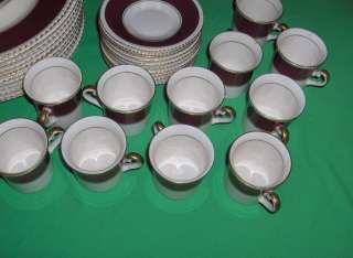 Up for sale is a beautiful vintage 36 piece set of china by Ambassador 