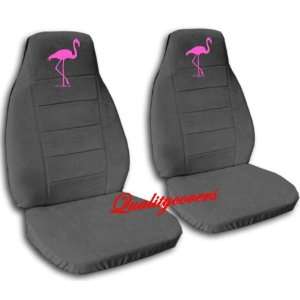 Complete set of Charcoal Flamingo seat covers for a Jeep Wrangler YJ 