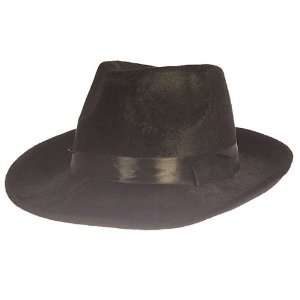 Black Velvet Deluxe Fedora Hat