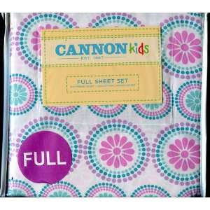  Cannon Kids ** Full Sheet Set ** Wonderland / Flowers 