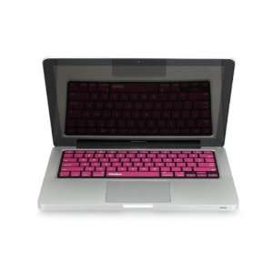 Hot Pink Keyboard Skin / Cover for 13 A1278 Aluminum Unibody MacBook 