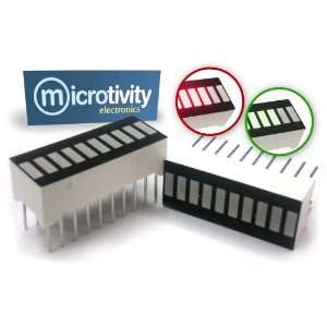  microtivity IS608 10 Segment LED Display (1 Red and 1 