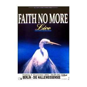  FAITH NO MORE Live Berlin 6th November 1992 Music Poster 