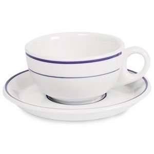  Ten Strawberry Street Blue Band Tea Cup & Saucer Set 