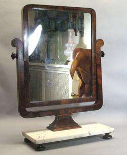 Fine French Art Deco Marble Top Dressing Mirror c. 1920  