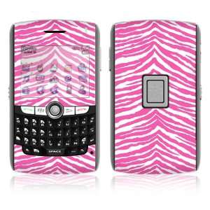  BlackBerry 8800, World Edition Decal Skin   Pink Zebra 