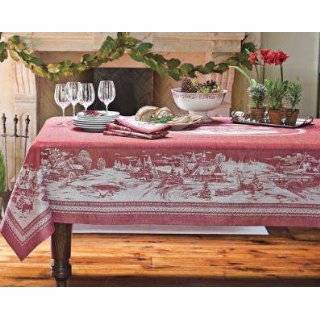 Williams Sonoma Nostalgic Christmas Tablecloth, 70 x 108 