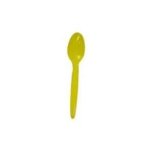 Yellow Tea Spoon , Heavy Weight (100pcs/bag;10bags/ctn):  