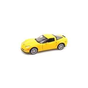  2007 Chevy Corvette Z06 1/24 Yellow: Toys & Games
