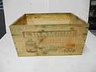 Antique Wooden Box Crate Drambuie Liqueur liquor Scotland booze old 