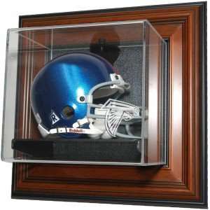  Falcons Mini helmet Case Up Display, Brown: Sports & Outdoors