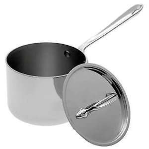 All Clad d5 Brushed Stainless 1 1/2 qt. Sauce Pan w/Lid  