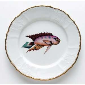  Anna Weatherley Antique Fish 9.5 In Dinner Plate No. 9 