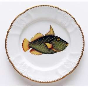 Anna Weatherley Antique Fish 7.5 In Salad Plate No. 1 