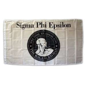  Sigma Phi Epsilon Official 3x5 Balanced Man Flag 