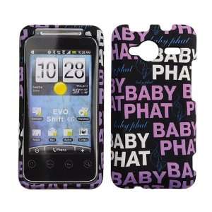 Premium   HTC Evo Shift 4G   Licensed Baby Phat Snap on Cover   Repeat 