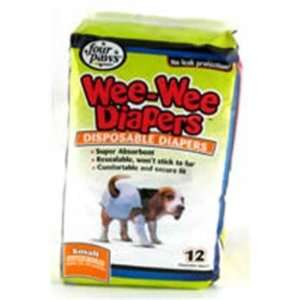    Four Paws Wee Wee Dog Diapers Small (12 diapers)