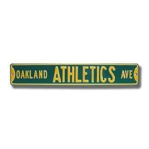 Oakland Athletics Avenue Sign 