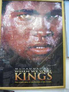 Muhammad Ali When We Were Kings Signed Movie Poster  