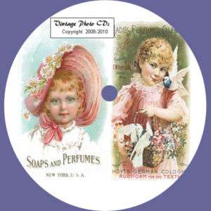 Vintage Perfume Labels on CD Volume 2 ~ 200 Images  
