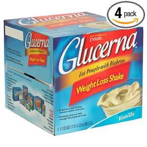 Glucerna Weight Loss Shake, Homemade Vanilla, Case of 24 Cans  each 11 