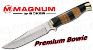 Boker Magnum Premium Bowie w/ Leather Sheath 02GL684  