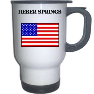  US Flag   Heber Springs, Arkansas (AR) White Stainless 