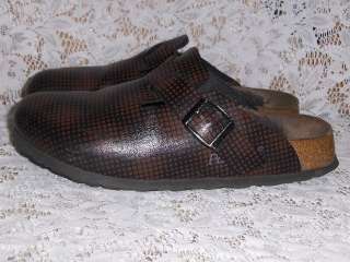 Brown/Black Birkenstock~Papillio~ Mules Shoes 7  