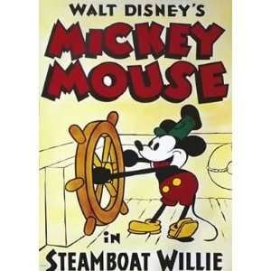 Mickey Mouse   Movie Poster (Steamboat Willie):  Home 