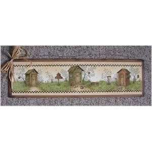  Outhouse Lane Country Bathroom Wall Art Sign: Home 