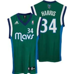  Devin Harris Youth Jersey adidas Green Replica #34 Dallas 