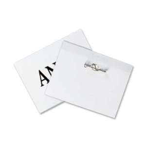   /Ink Jet Badge Holder Kit, Pin Style, 3x2, Clear: Office Products