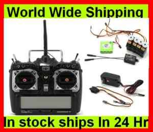 Hitec Aurora 9 2.4GHz Tx & Optima 9Ch Rx w/4 HS 5485HB  