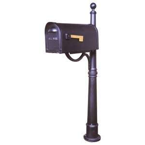    Classic Mailbox with Ashland Post Package Patio, Lawn & Garden