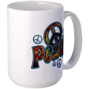   Large Mug Coffee Drink Cup PEACE Peace Symbol: Everything Else