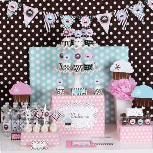  Cupcake Themed Party Kit