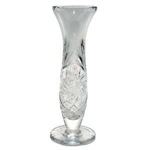  Crystal Bud Vase   9 Inches: Home & Kitchen