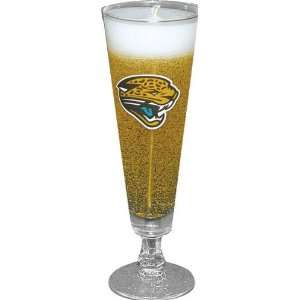    Jacksonville Jaguars Pilsner Glass Style Candle