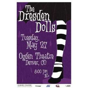  The Dresden Dolls Denver 2008 Original Concert Poster 